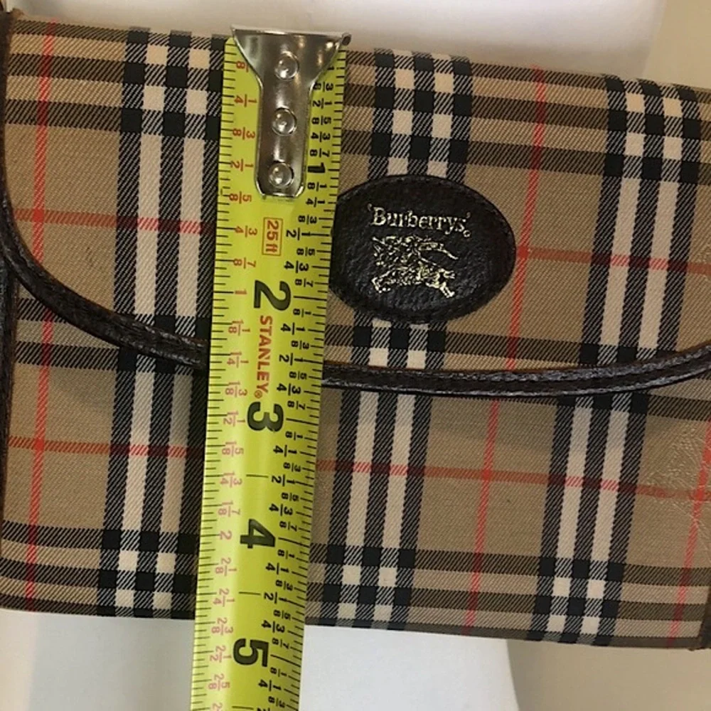 BURBERRYS Nova Check Plaid Wallet VINTAGE Unisex